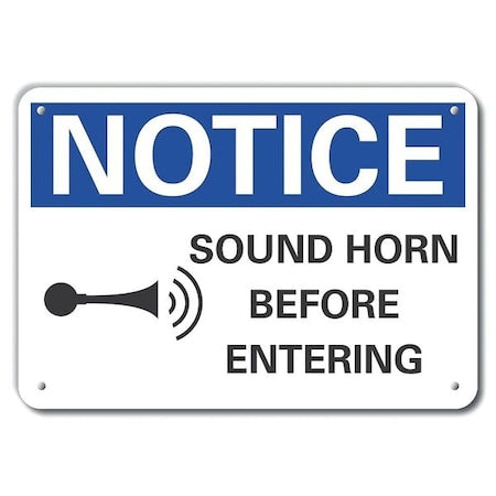 Caution Sign, 10 in H, 14 in W, Aluminum, Horizontal Rectangle, English, LCU5-0075-NA_14X10