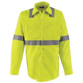 Men's Flame-Resistant Collared Shirt, 9 cal/sq cm, L, CoolTouch 2