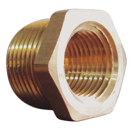 Reducing Bushing Brass Reducing Bushing, 3/4 in Male NPT X 3/8 in Female NPT