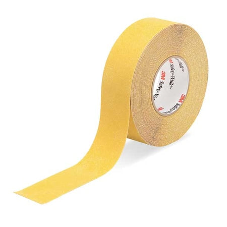 Anti-Slip Tape Mineral Coated 60 Grit Size, Yellow, 1" W x 60 ft. L, 29 mil Thick