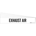 Pipe Marker,Black,Exhaust Air,PK5, 7101-1HV-PK