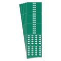 Pipe Marker, Adhesive, White, Drain, PK5, 7090-3C-PK