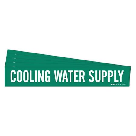 Pipe Marker,Cooling Water Supply,PK5, 7072-1-PK