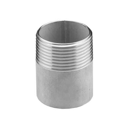 PipeNipple,SS,1/2",NPT,31/2"