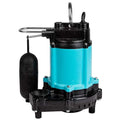 Submersible Sump Pump, 10ft, 11.25 in, 115V AC