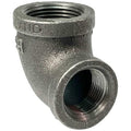 90 Degrees  Reducing Elbow 90 Degrees  Reducing Elbow, 1" x 1/2" Pipe, FNPT, Malleable Iron