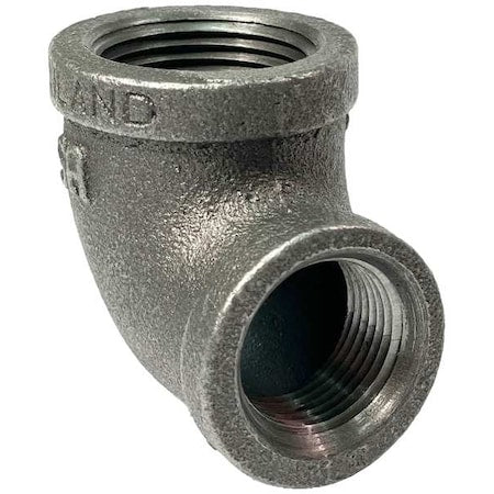 90 Degrees  Reducing Elbow 90 Degrees  Reducing Elbow, 1-1/4" x 2" Pipe, FNPT, Malleable Iron