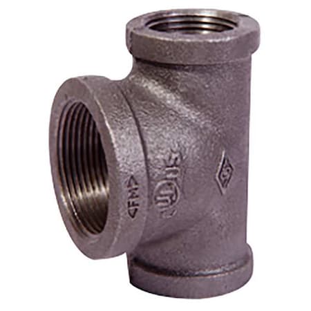 Reducing Tee Reducing Tee, 1/2" x 3/8" Pipe, FNPT, Malleable Iron, Class 150