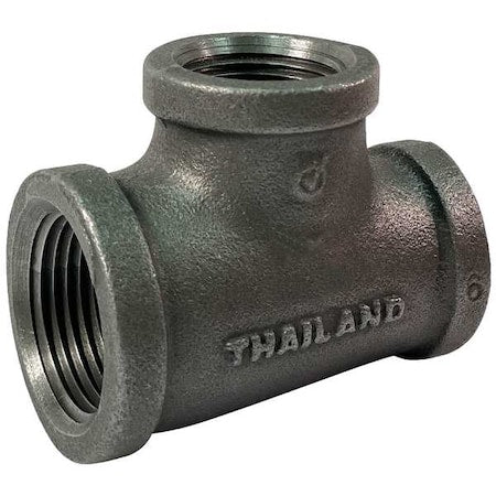 Reducing Tee Reducing Tee, 1/2" x 3/4" Pipe, FNPT, Malleable Iron, Class 150