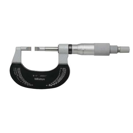 Mechanical Blade Micrometer,0 in to 1 in