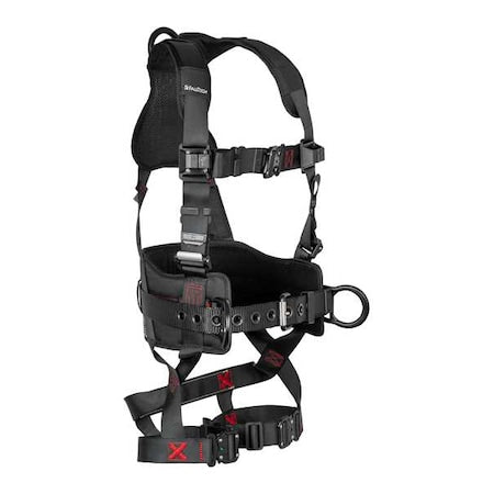 Not Applicable Fall Protection Harness, S/M, 425 lb, Quick-Connect Chest/ Quick-Connect Leg Straps