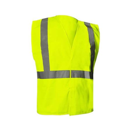 Class 2, Lime, Hook-and-Loop, Solid, Non