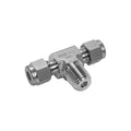 Tee, SS, Comp 6 mm, Comp 6 mm, MNPT 1/8"