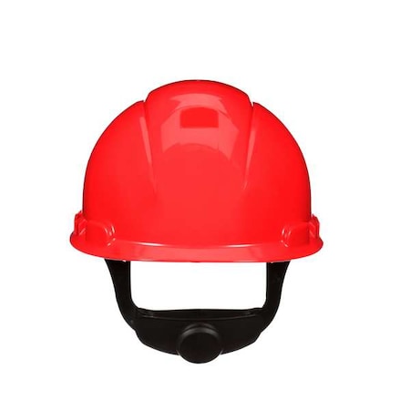 SecureFit(TM) Hard Hat, HDPE, 4 Point Ratchet, Type 1, Class G, Type 1, Class E, Red