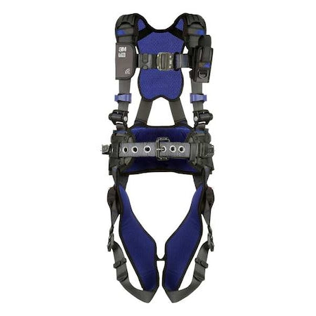ExoFit(TM) X300 Fall Protection Harness, L, 420 lb, Quick-Connect Chest/ Quick-Connect Leg Straps