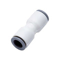 Fractional Plastic Push-to-Connect Fitting, Polymer, White