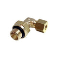 Elbow, Brass, BSPP , Comp. 15 mm