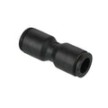 Fractional Push-to-Connect Fitting, Polymer, Black
