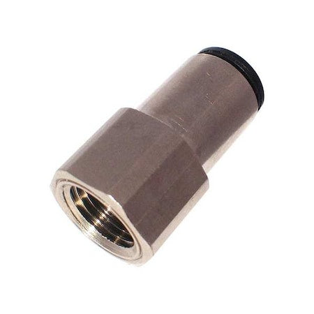 Fractional Push-to-Connect Fitting, Nylon, Black