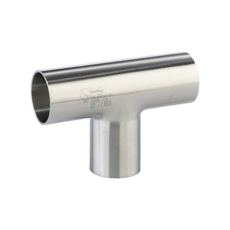 Tee, SS, Orbital Weld 1 1/2 in