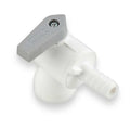 Manual 2-Way Ball Valve,Barb,Polypro