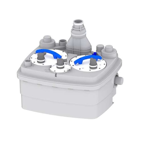 Sanicubic,2 Duplex Grinder System, 2x1HP, 240V