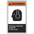 Label,5 In. H,Self-Adhesive Vinyl,PK5, LPPE300VSP