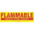Label, 7 in H, 24 in W, Polyester, Vertical Rectangle, English, 60271