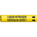 Pipe Mrkr,Liquid Nitrogen,2-1/2to3-7/8In