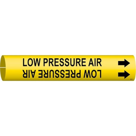 Pipe Mrkr,Low Pressure Air,3/4to1-3/8 In