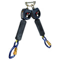 Nano-Lok Personal Twin-Leg Self Retracting Lifeline, Quick-Connect, Steel, 2 Leg(s)