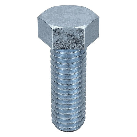 Class 8.8, M6 Hex Head Cap Screw, Plain Steel, 20 mm L, 100 PK