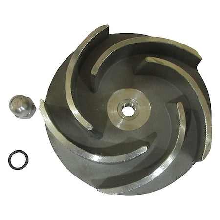 Impeller,4 9/16" Dia,Semi-Open,316 SS