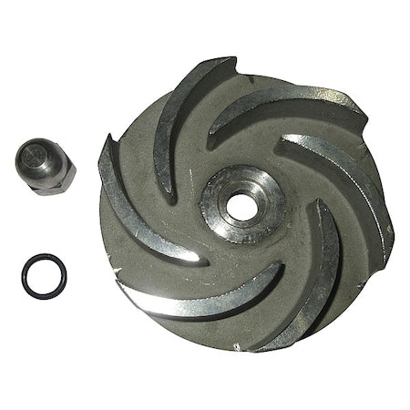 Impeller,3 5/8" Dia,Semi-Open,316 SS