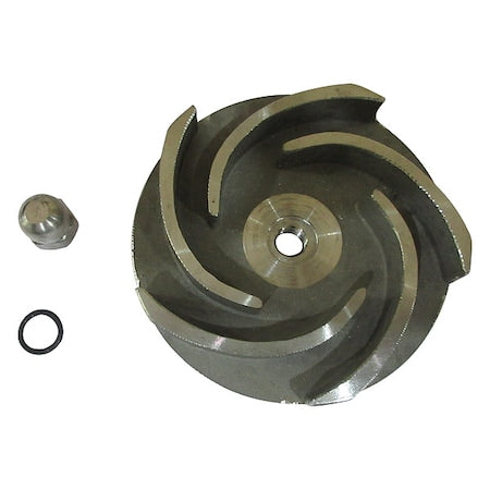 Impeller,3 7/8" Dia,Semi-Open,316 SS