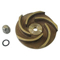 Impeller,3 3/8" Dia,Semi-Open,Bronze