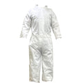 Disposable Coverallss, Collared, S, PP SMS, Open Wrist, Open Ankle, Serged Seam, White, 25 PK