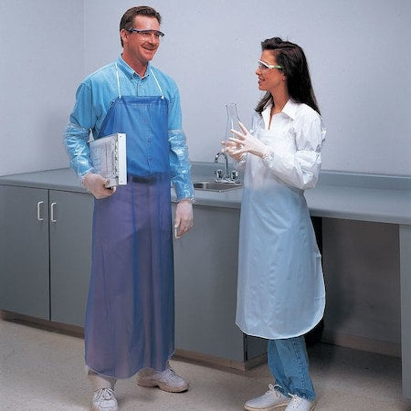 59-001 Chemical Resistant Sleeves, 18 in Length, 8 mil Thick, Welded Seam, Clear, 1 PR