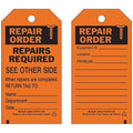 Repair Order, Repairs Required When Repairs Are Completed. Return Tag To Name_ Dept_ Date_