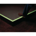 Floor Marking Tape, Antislip Polyester, Solid, White, 2 in W., 21 mil Thickness