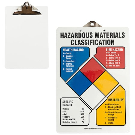 Clipboard, 13" Height, 9" Width, Rectangle