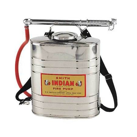 Fire Pump with Smith Pump, Stainless Steel, 30 in L Hose, 18 in L Wand