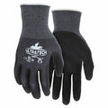 Coated Gloves, Nitrile, Smooth, Palm, 3 Abrasion Level, XL 12 PK