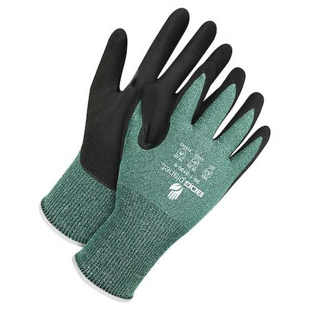 Cut-Resistant Coated Gloves, Cut Level A3 ,Nitrile ,Textured ,S (7) 1 PR