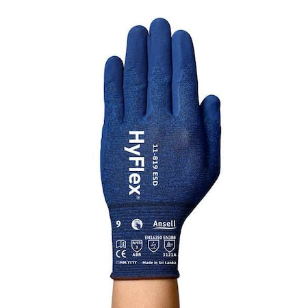 HyFlex 11-819 Light Duty Multi-Purpose Gloves, Cut Level A1 ,Dipped ,Not Applicable ,Sandy ,S (7)
