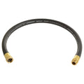 3/4 in ID x 3 ft L Garden Leader Hose, EPDM Tube, Black, Brass x Brass Fitting