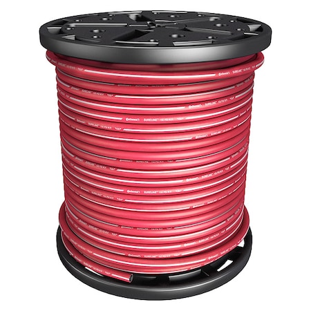 3/4 in ID x 500 ft L Garden Hose, EPDM Tube, Red