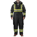 Cold Gear Type O Coverall, Nylon, 240 g/sq m Fabric Weight, Not Applicable Inseam, Black/Yellow