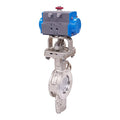 Pneumatically Actuated Butterfly Valve