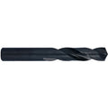 Screw Machine Drill Bit, #24 Size, 135  Degrees Point Angle, High Speed Steel, Black Oxide Finish